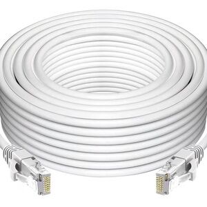 White Ethernet Cable